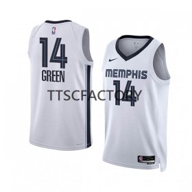 Herren NBA Memphis Grizzlies Trikot Danny Green 14 Nike 2022-23 Association Edition Weiß Swingman
